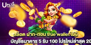 สล็อต ฝาก-ถอน true wallet ไม่มี บัญชีธนาคาร 5 รับ 100 โปรใหม่ล่าสุด 2025 คำผิด